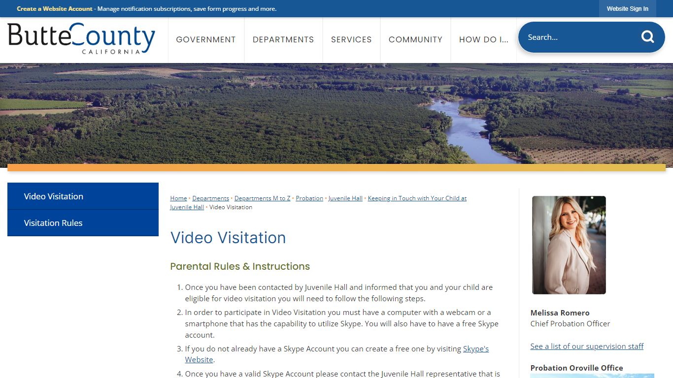 Video Visitation | Butte County, CA